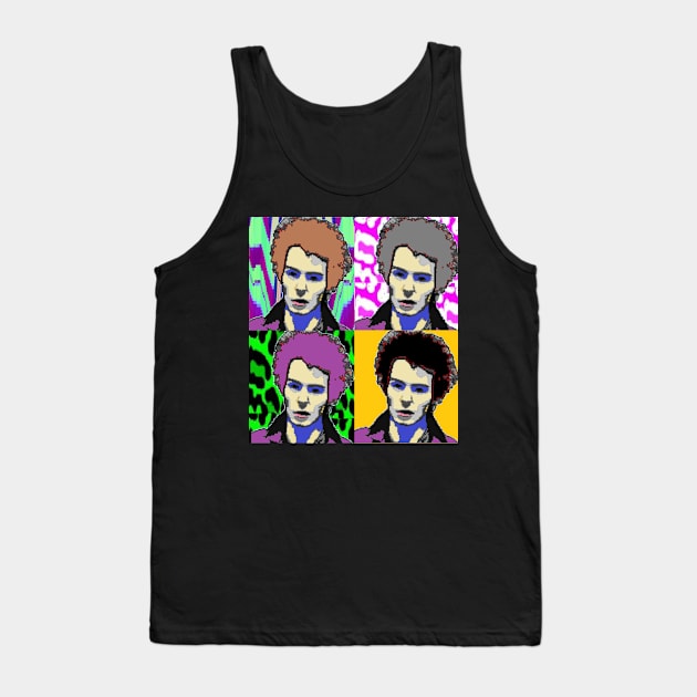 Punk icon rebel by LowEndGraphics Tank Top by LowEndGraphics